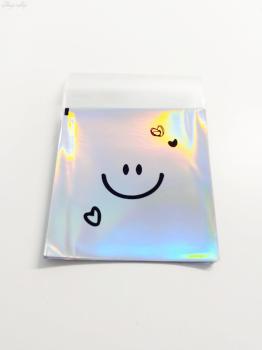 10 kleine Geschenktütchen Lächeln